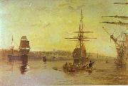 J.M.W. Turner Cowes,Isle of Wight oil